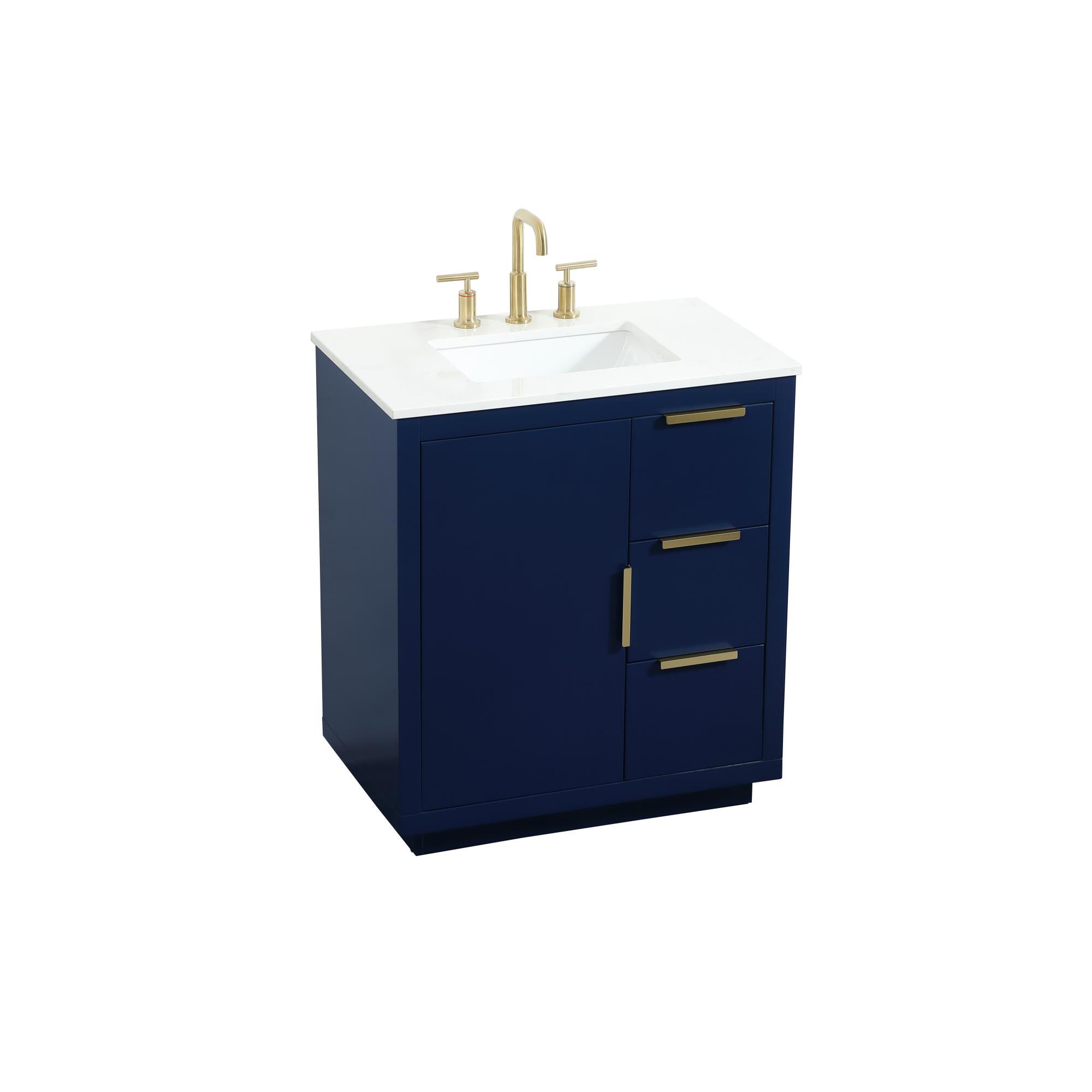 Shown in Blue finish