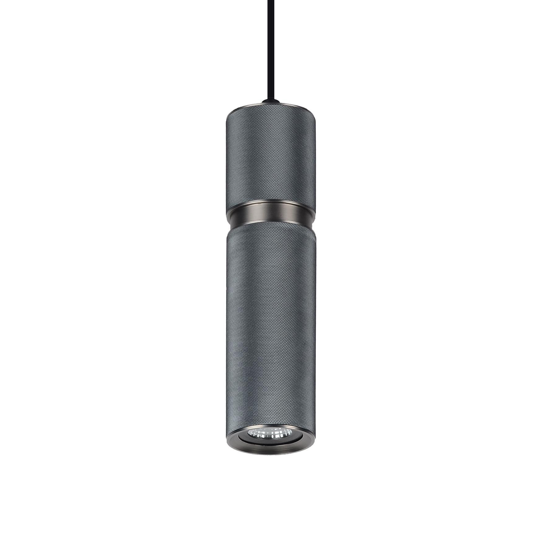 Shown in Knurled Dark Grey With Pewter Accents finish