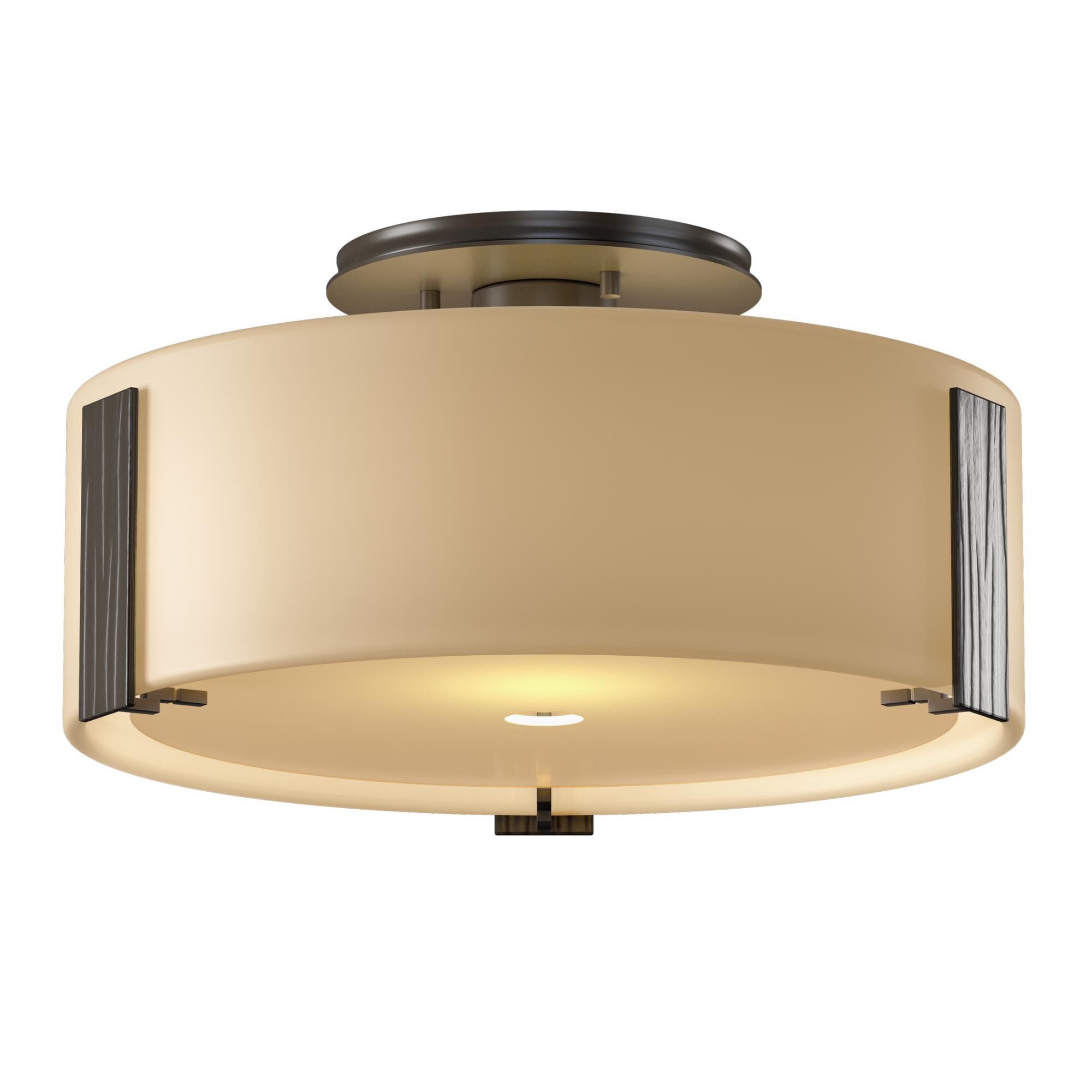 Impressions 11 Inch 1 Light Semi Flush Mount by Hubbardton Forge