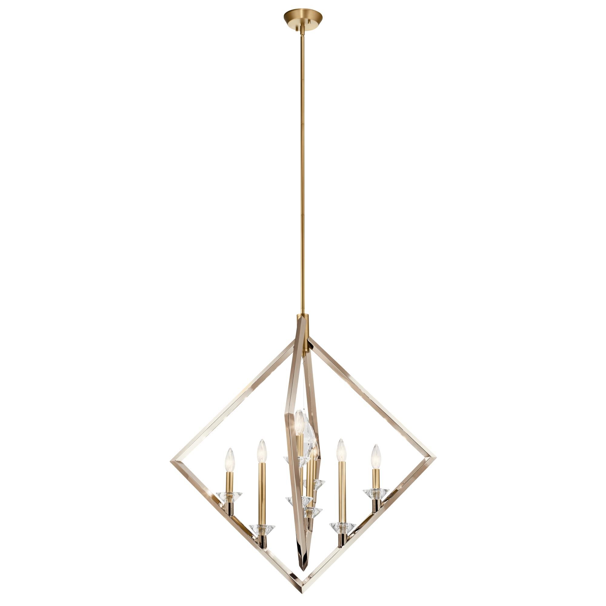 Shown in Polished Nickel finish and Optical Crystal glass