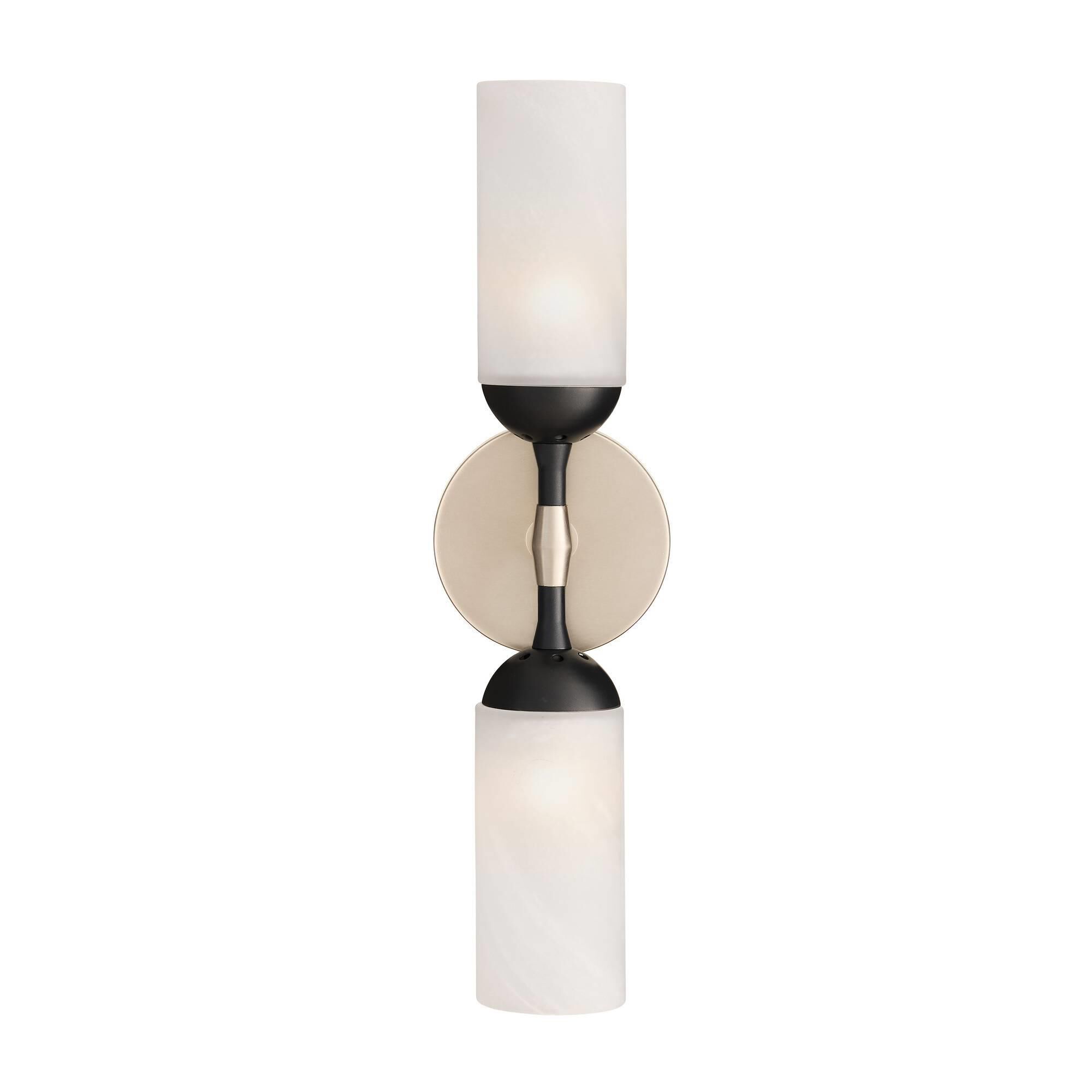 Shown in Dark Vintage Silver finish and Opal Swirl glass