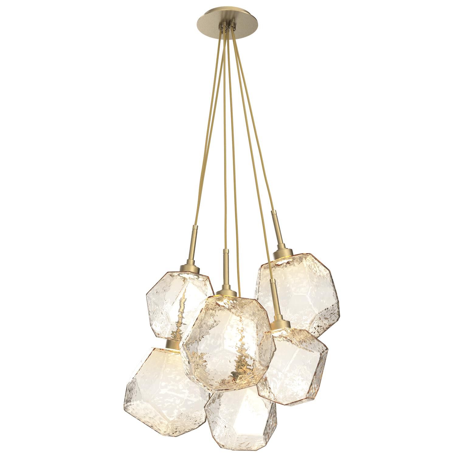 Gem 18 Inch 6 Light LED Multi Light Pendant by Hammerton Studio