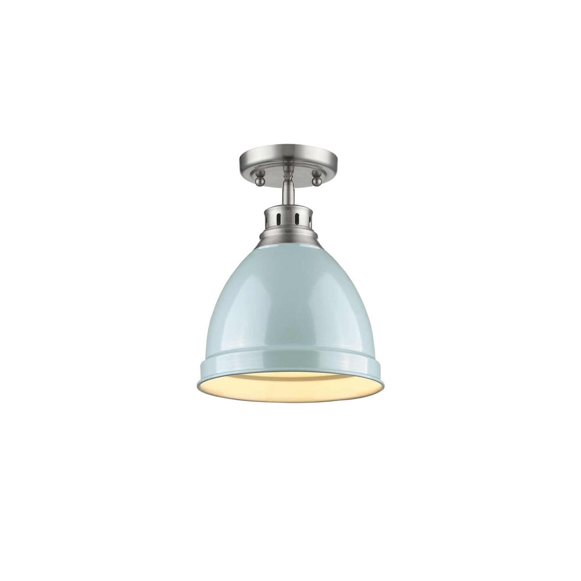 Duncan 12 Inch Semi Flush Mount by Golden Lighting