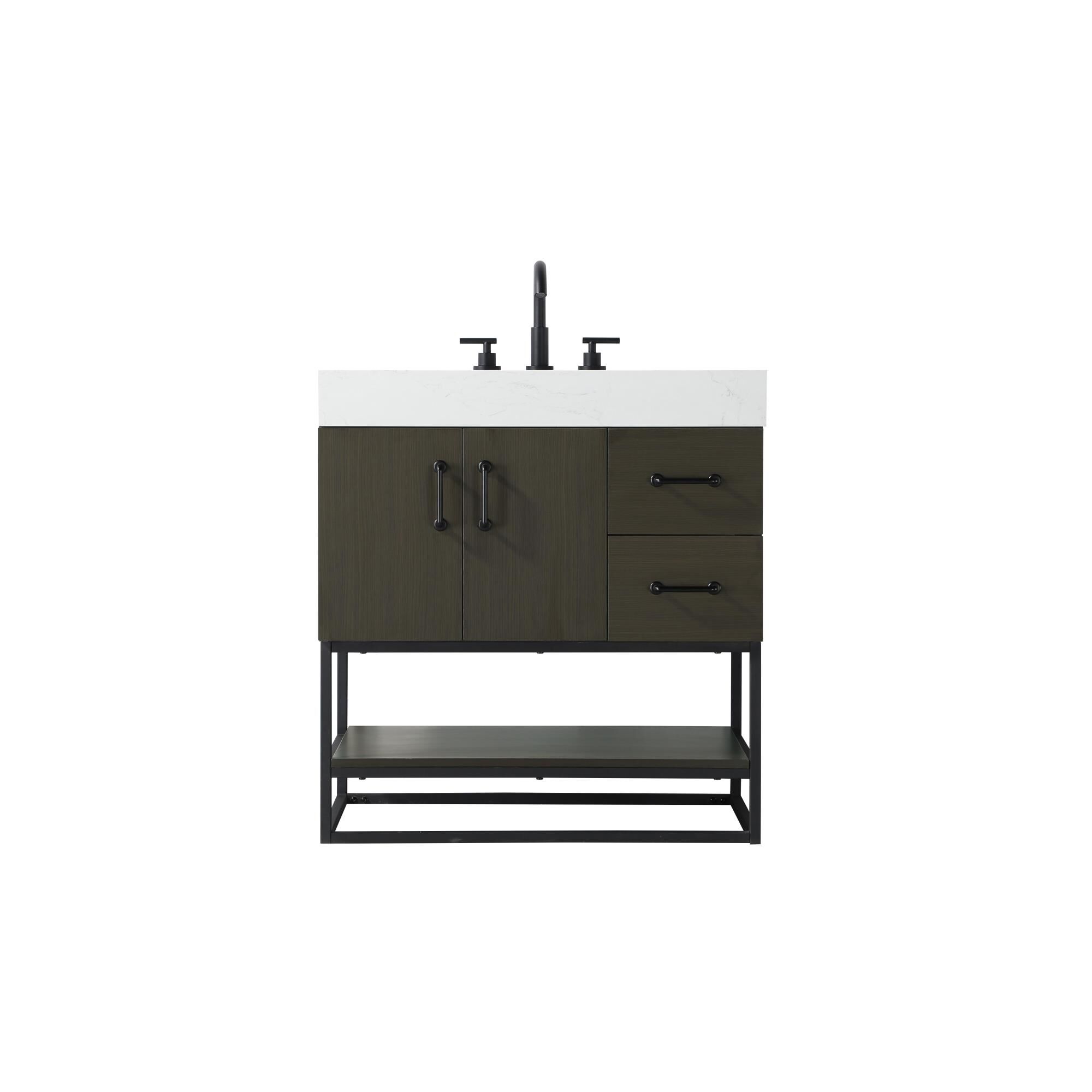 Caroline 32 Inch Bath Vanity by Elegant Dcor