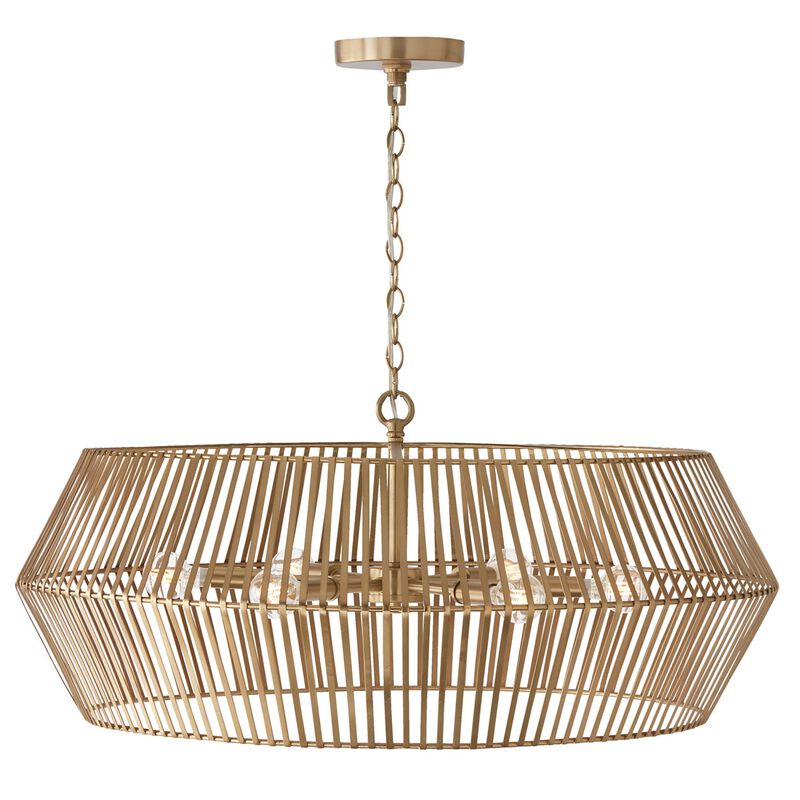 Kaiya 31 Inch 6 Light Chandelier by Capital Lighting Fixture Company