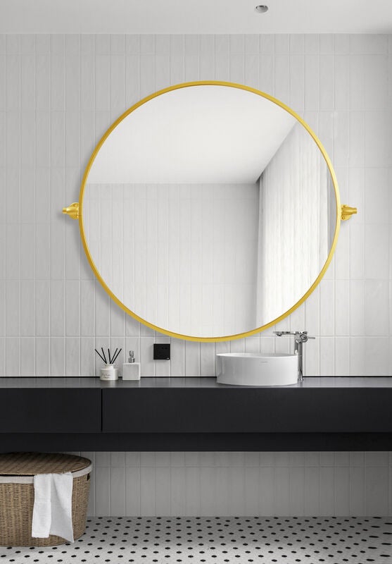 Everly 30 Inch Decorative Mirror by Elegant Decor