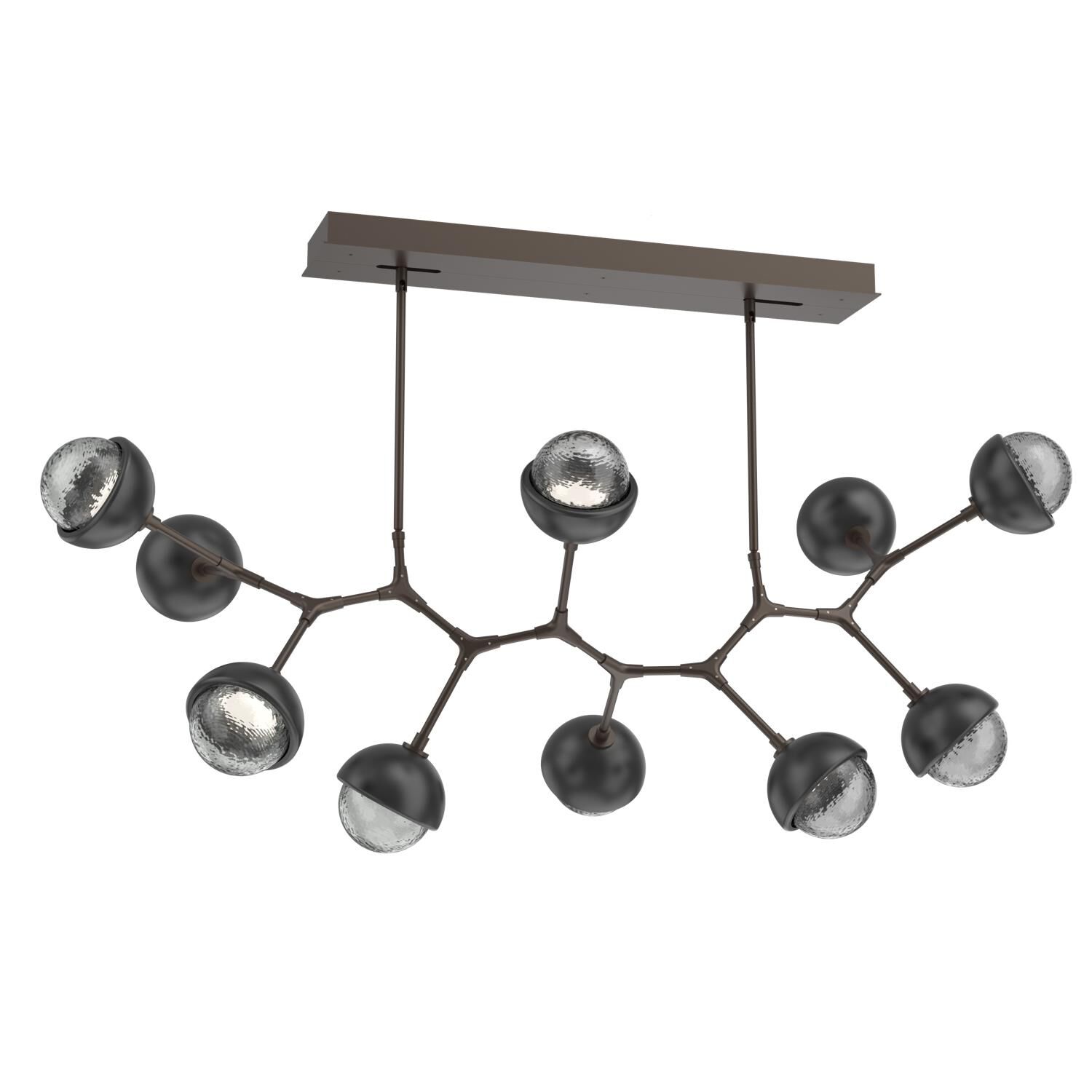 Shown in Flat Bronze finish and Smoke glass and Matte Black accent