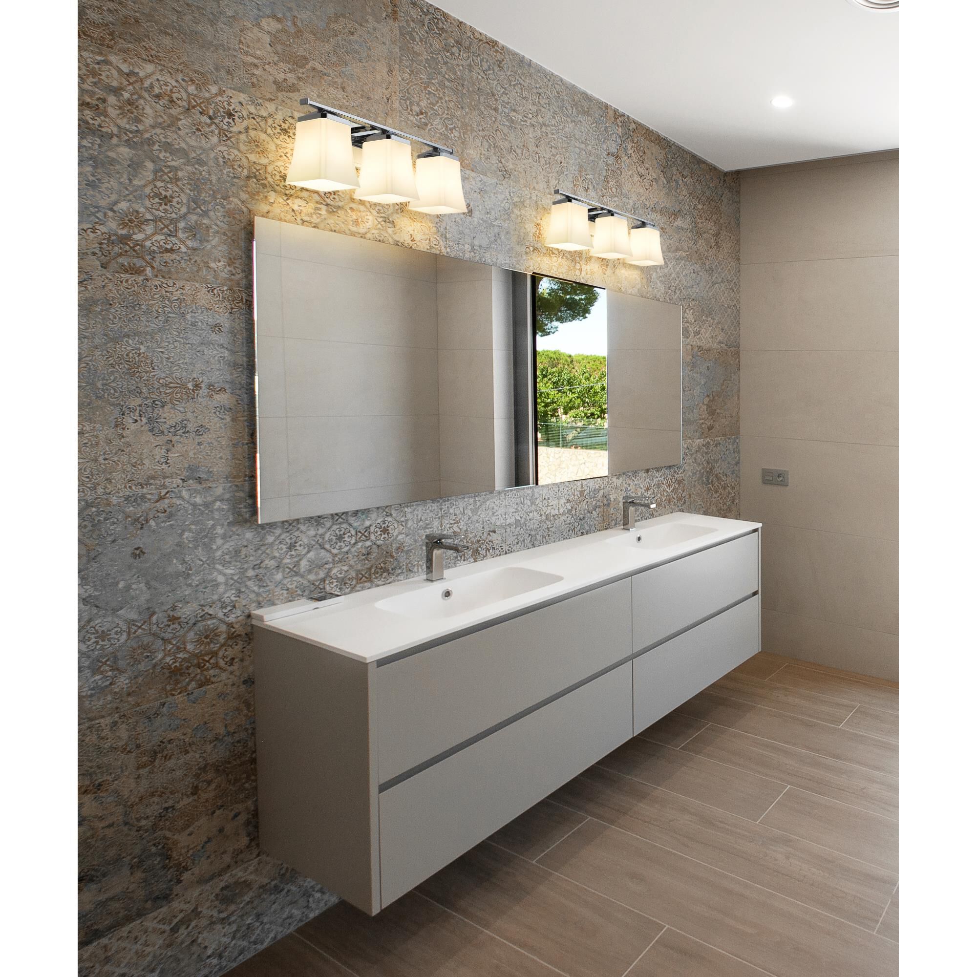 Shown in Chrome finish