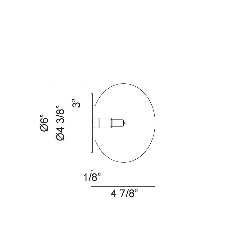 Matteo Lighting Mayu 4 Inch Wall Sconce