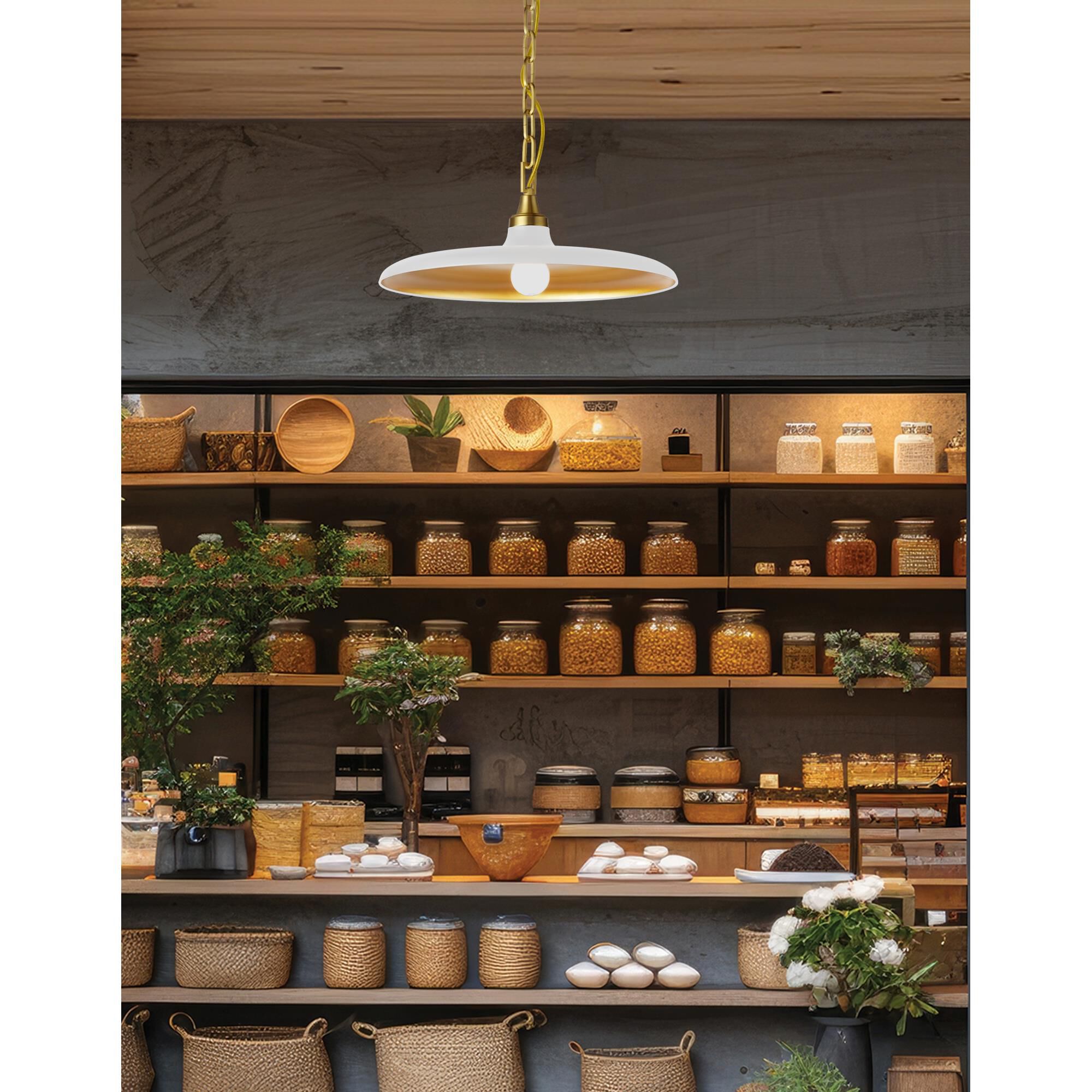 Quentin 18 Inch Large Pendant by Dainolite
