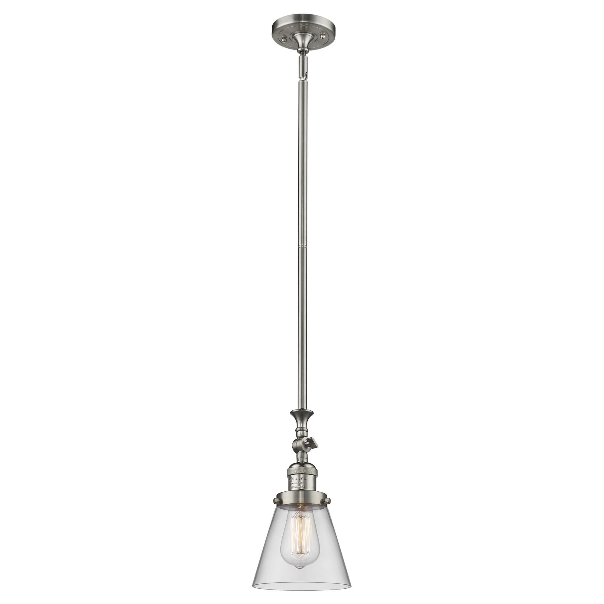 Bruno Marashlian Small Cone 6 Inch Mini Pendant by Innovations Lighting