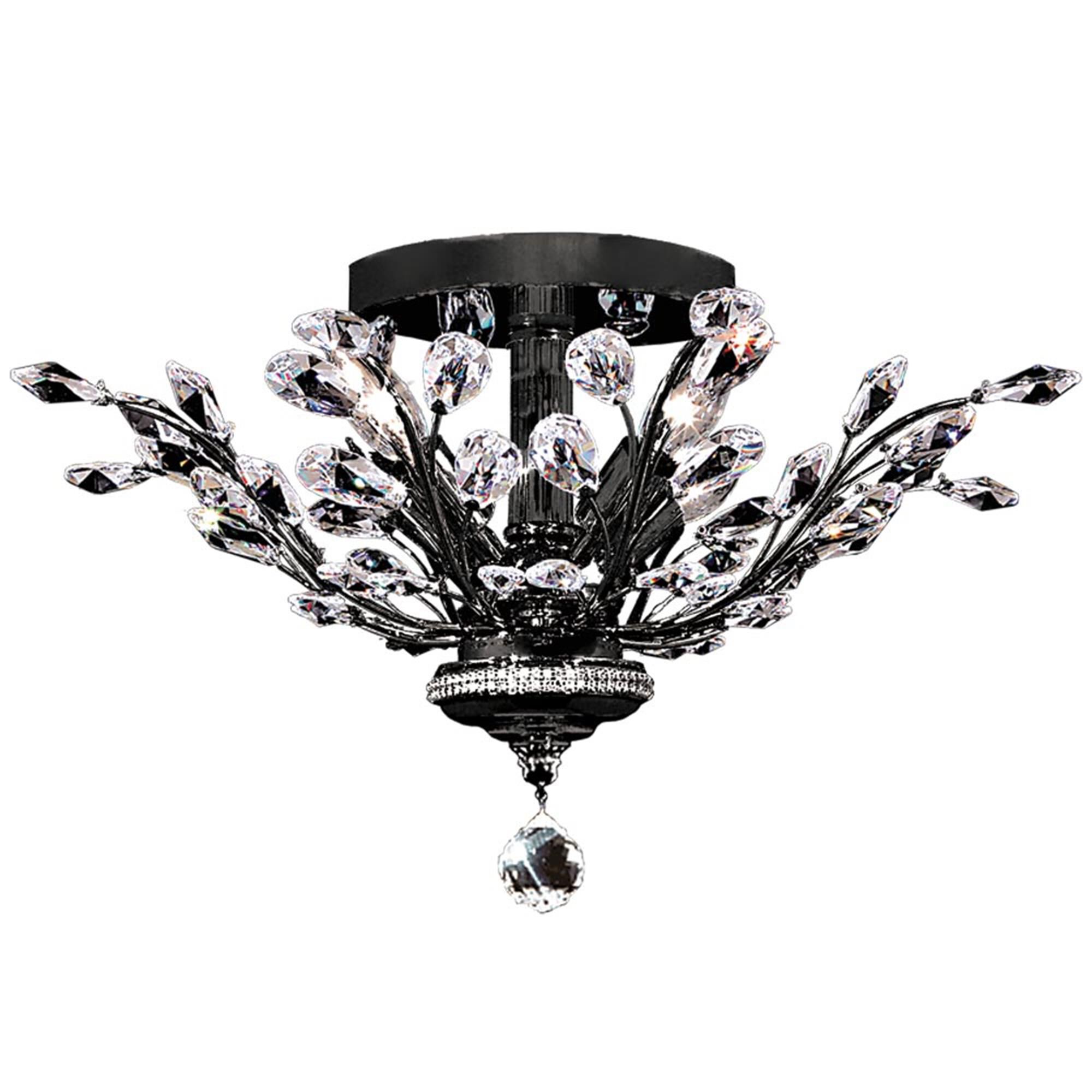 Florale 21 Inch Semi Flush Mount,