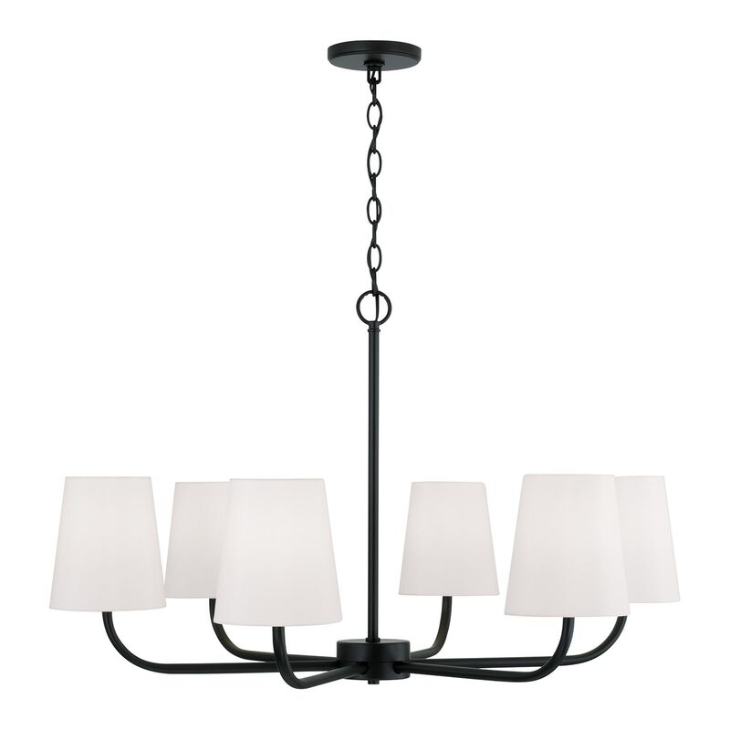 Brody 34 Inch 6 Light Chandelier by Capital Lighting Fixture Company