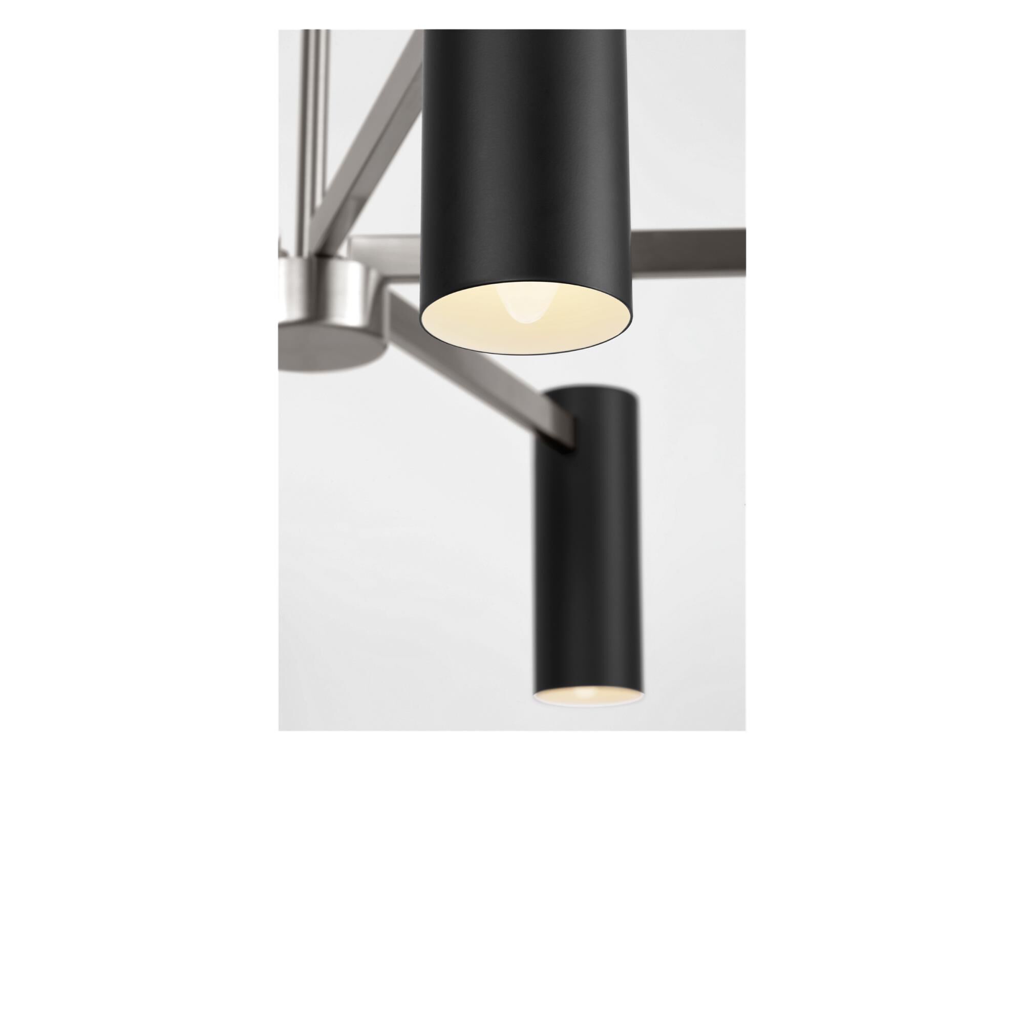 Shown in Brushed Nickel finish and Metal shade