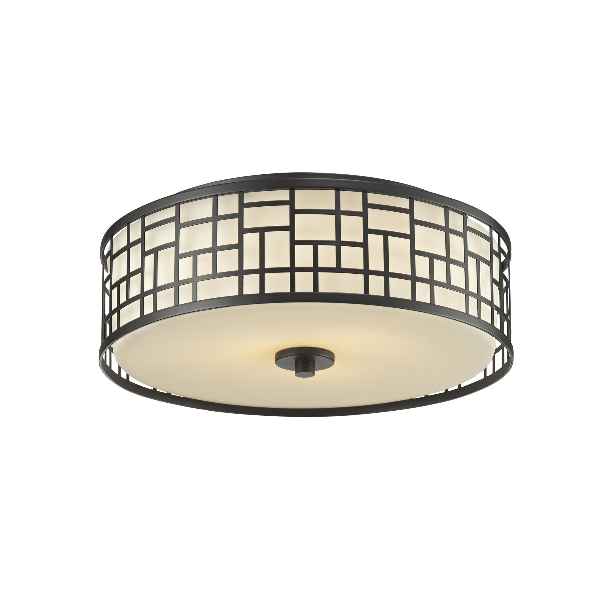 Elea 16 Inch 3 Light Flush Mount by Z-Lite