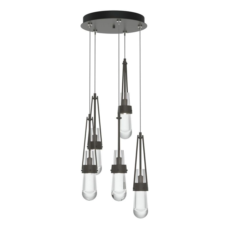 Link 13 Inch 5 Light Multi Light Pendant by Hubbardton Forge