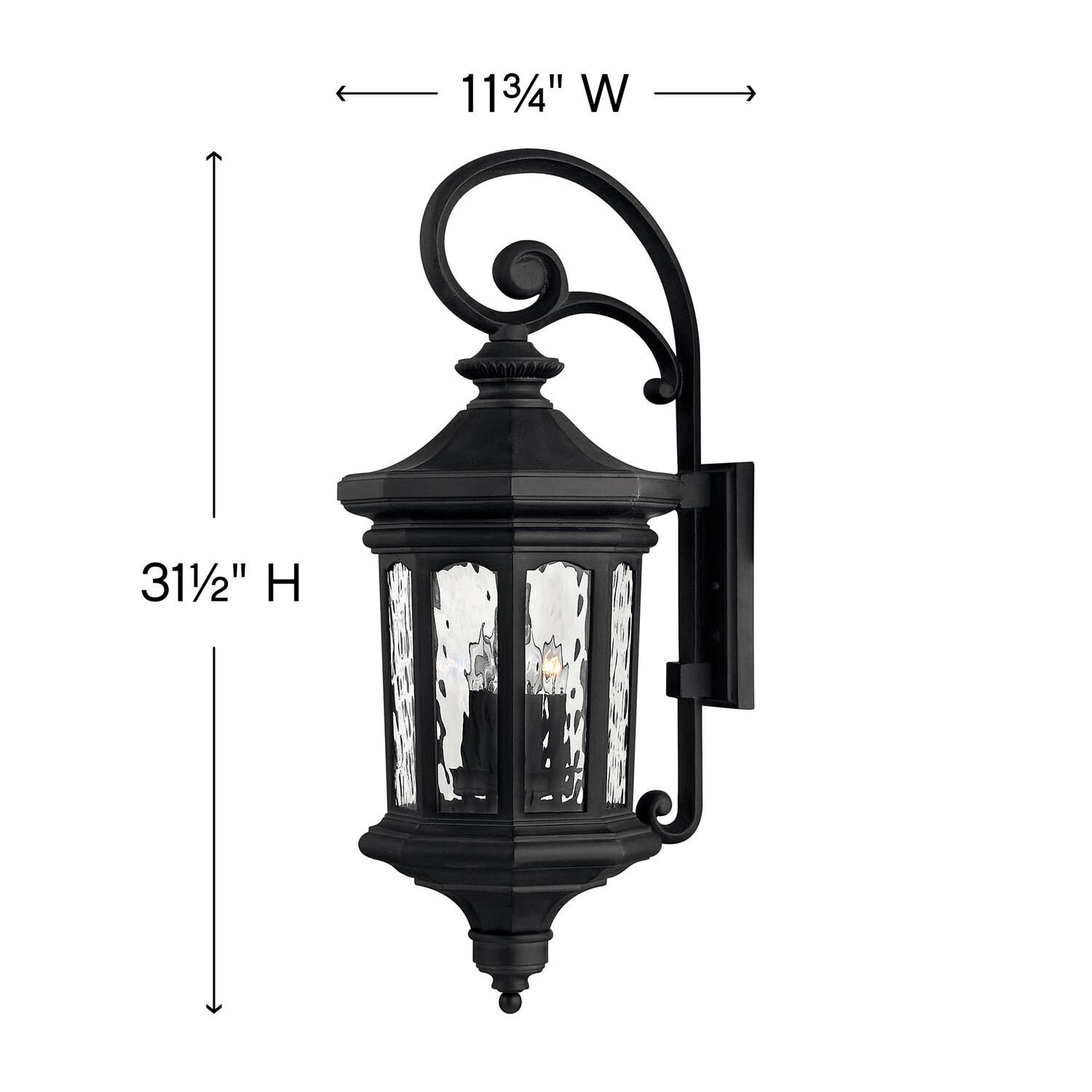 Raley 31 Inch Tall 4 Light Outdoor Wall Light by Hinkley Lighting
