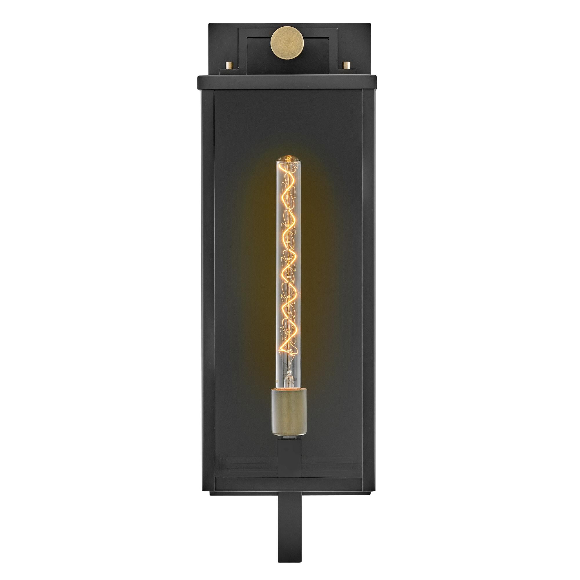 Shown in Black with Burnished Bronze Accents finish and Clear glass