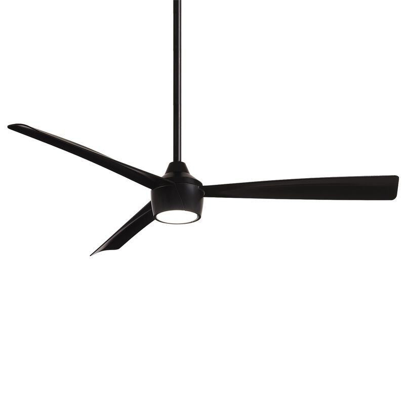 Skinnie 56 Inch Ceiling Fan with Light Kit by Minka Aire