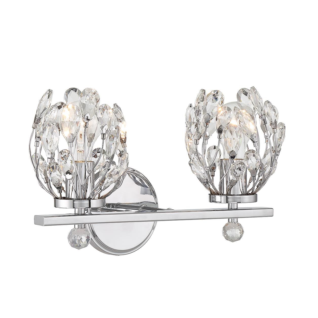 Moreno 15 Inch 2 Light Bath Vanity Light by Savoy House