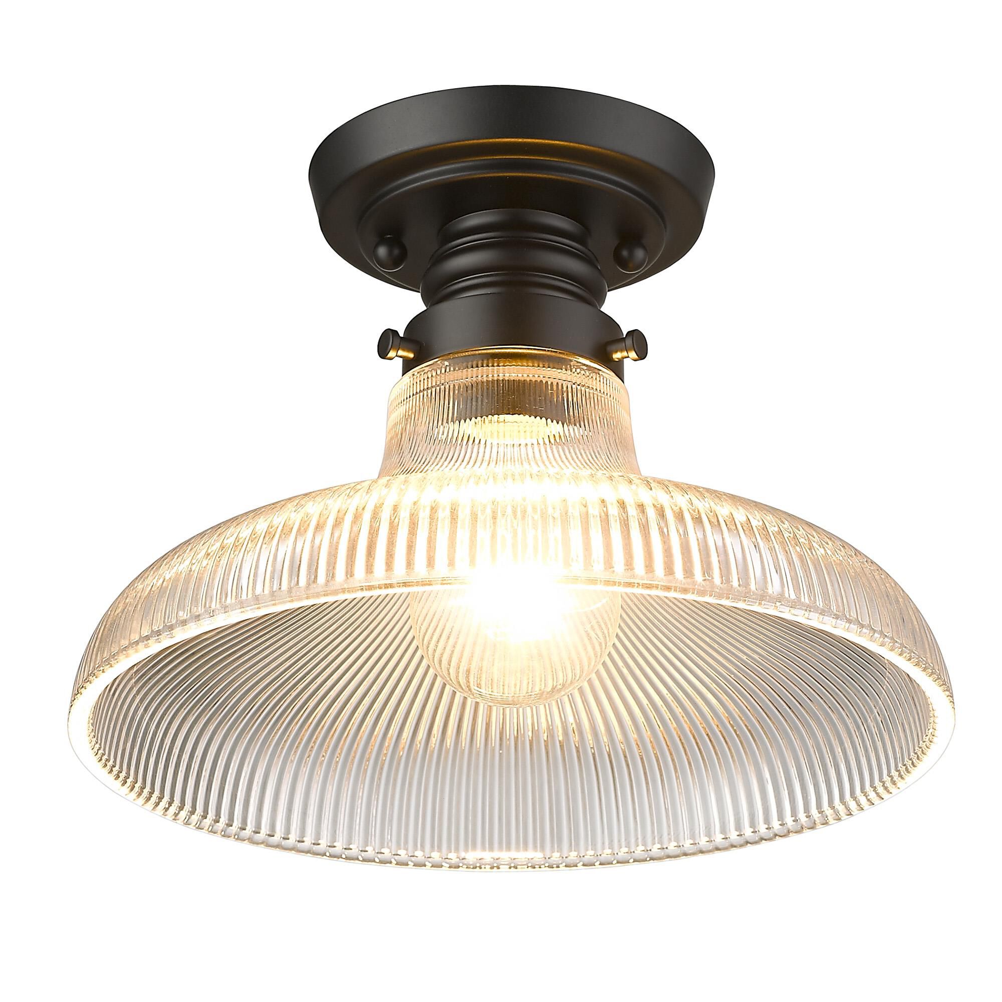 Clary 10 Inch Flush Mount by Golden Lighting