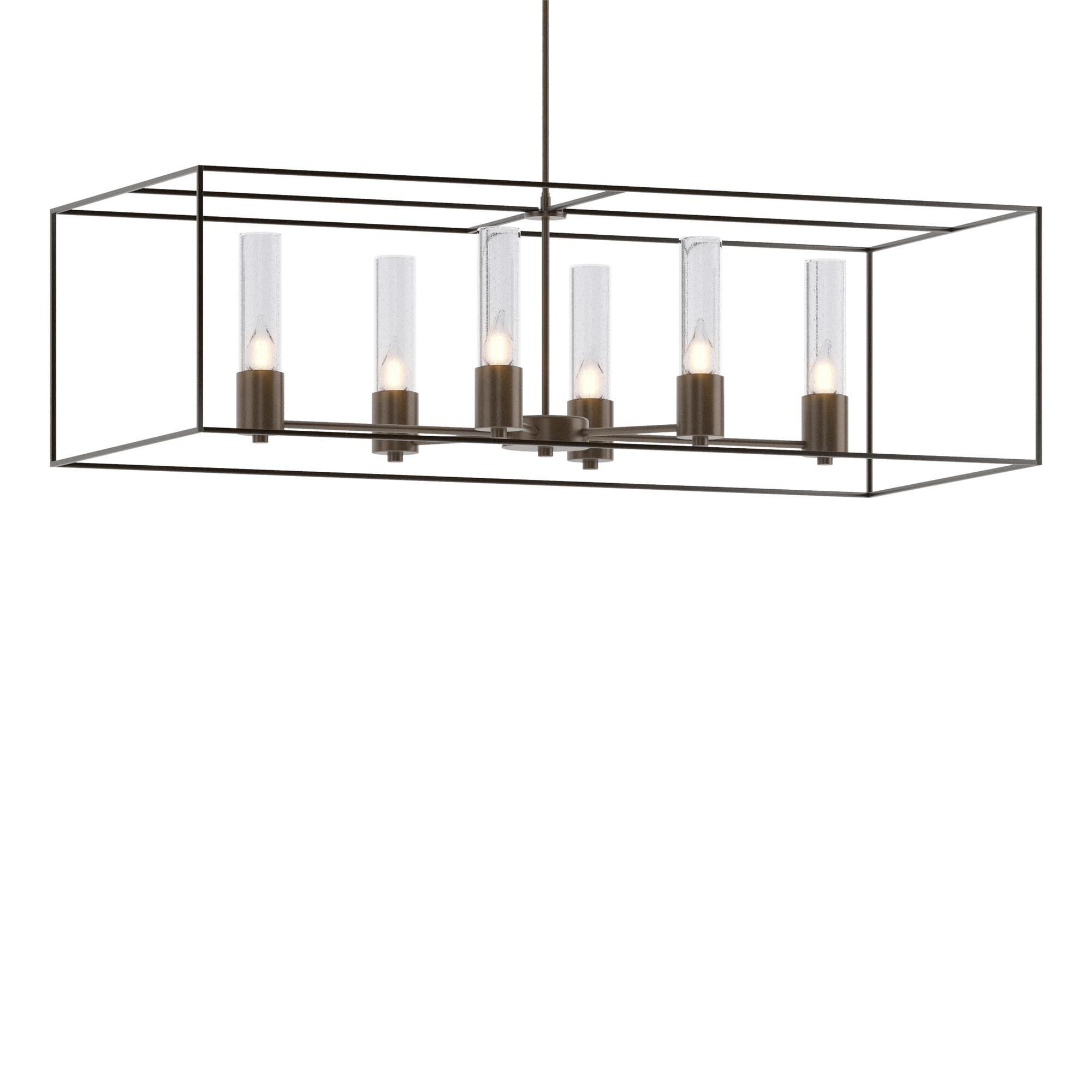 Shown in Bronze finish and Clear glass and Oil Rubbed Bronze accent
