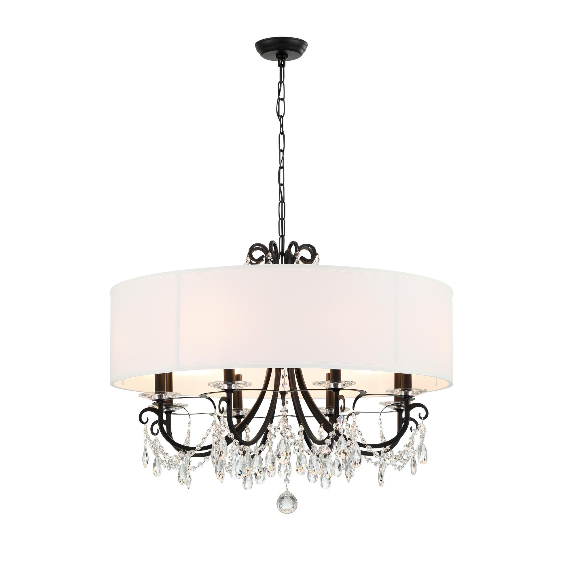 Othello 32 Inch 8 Light Chandelier by Crystorama