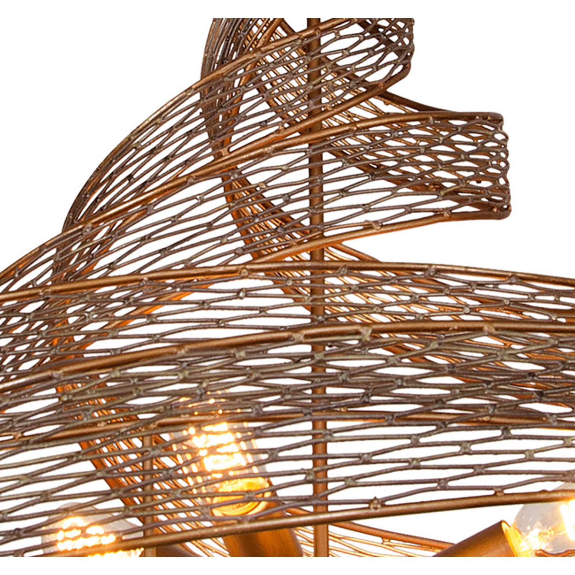 Shown in Hammered Ore finish and Hand-Forged Recycled Steel shade