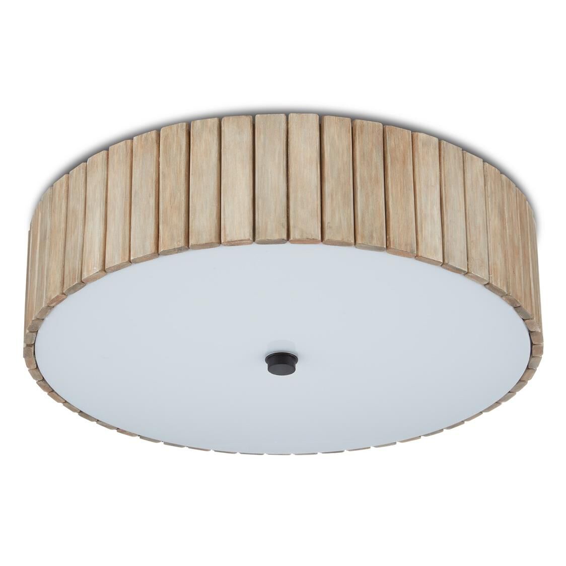 Tetterby 20 Inch 1 Light LED Semi Flush Mount by Currey and Company