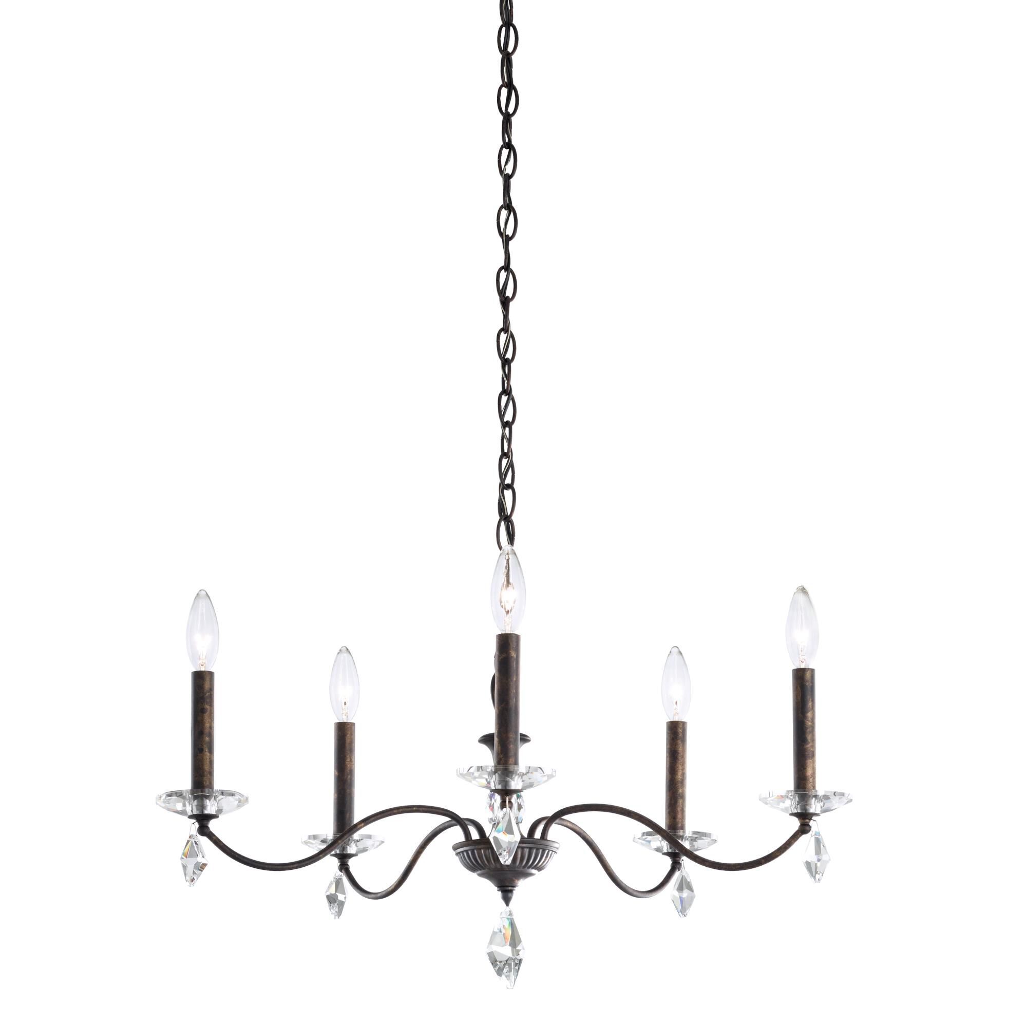 Shown in Heirloom Bronze finish and Clear Heritage crystal