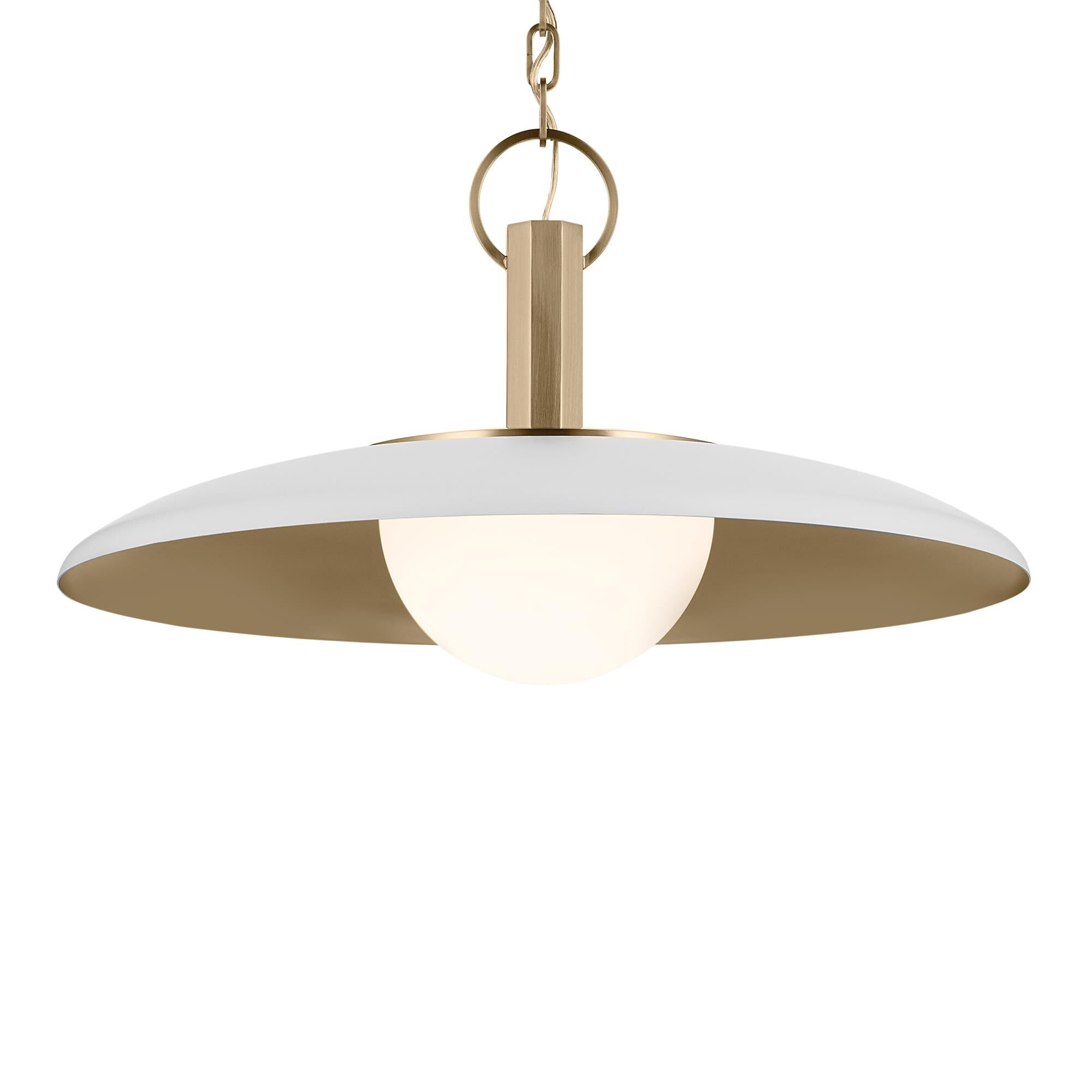 Shown in White finish