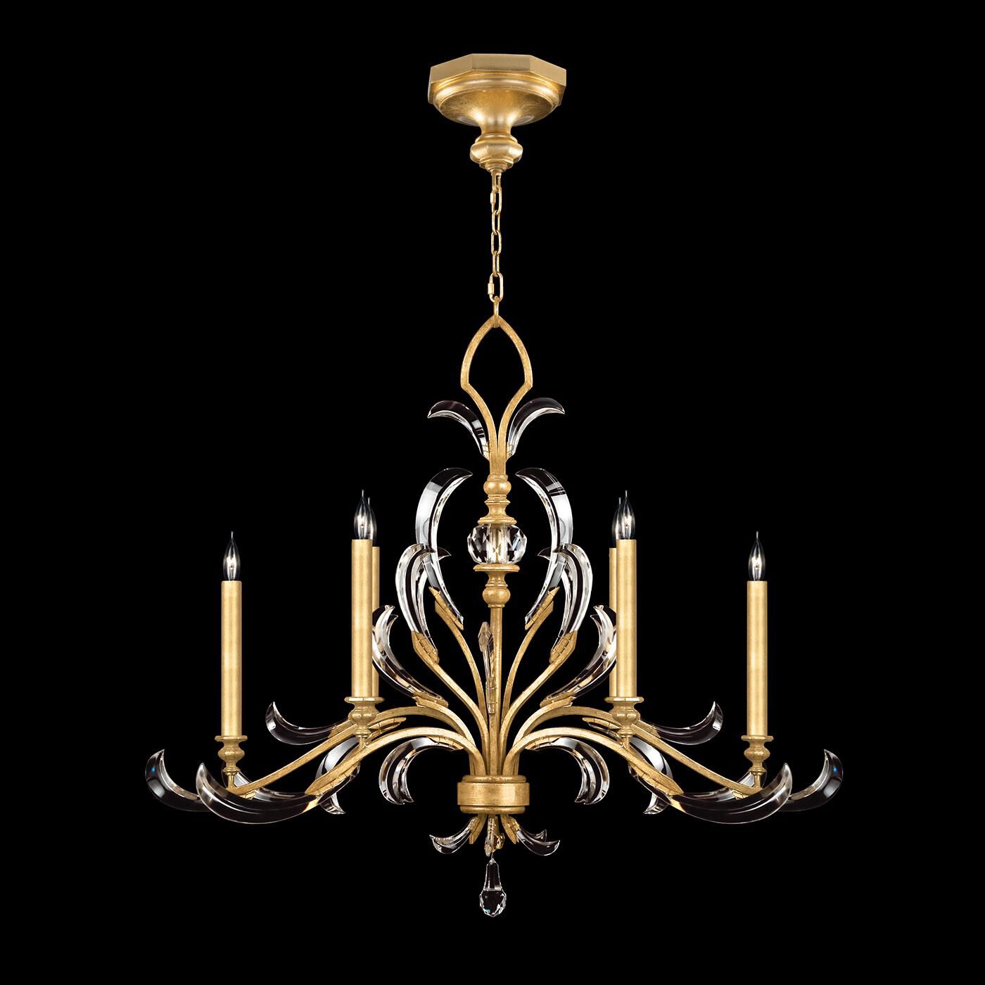 Beveled Arcs Chandelier by Fine Art Handcrafted Lighting