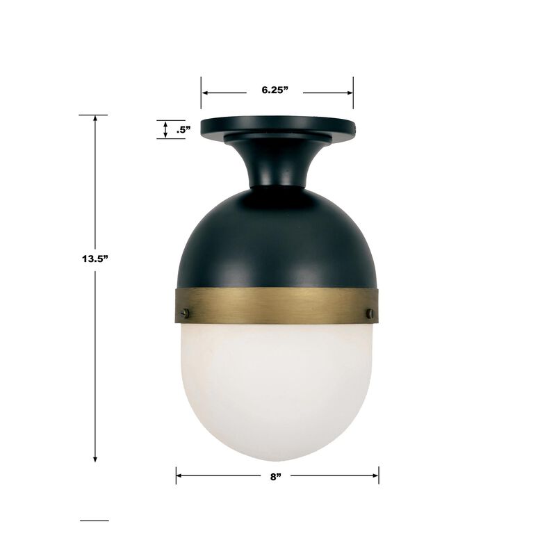 Brian Patrick Flynn Capsule 8 Inch Outdoor Flush Mount by Crystorama