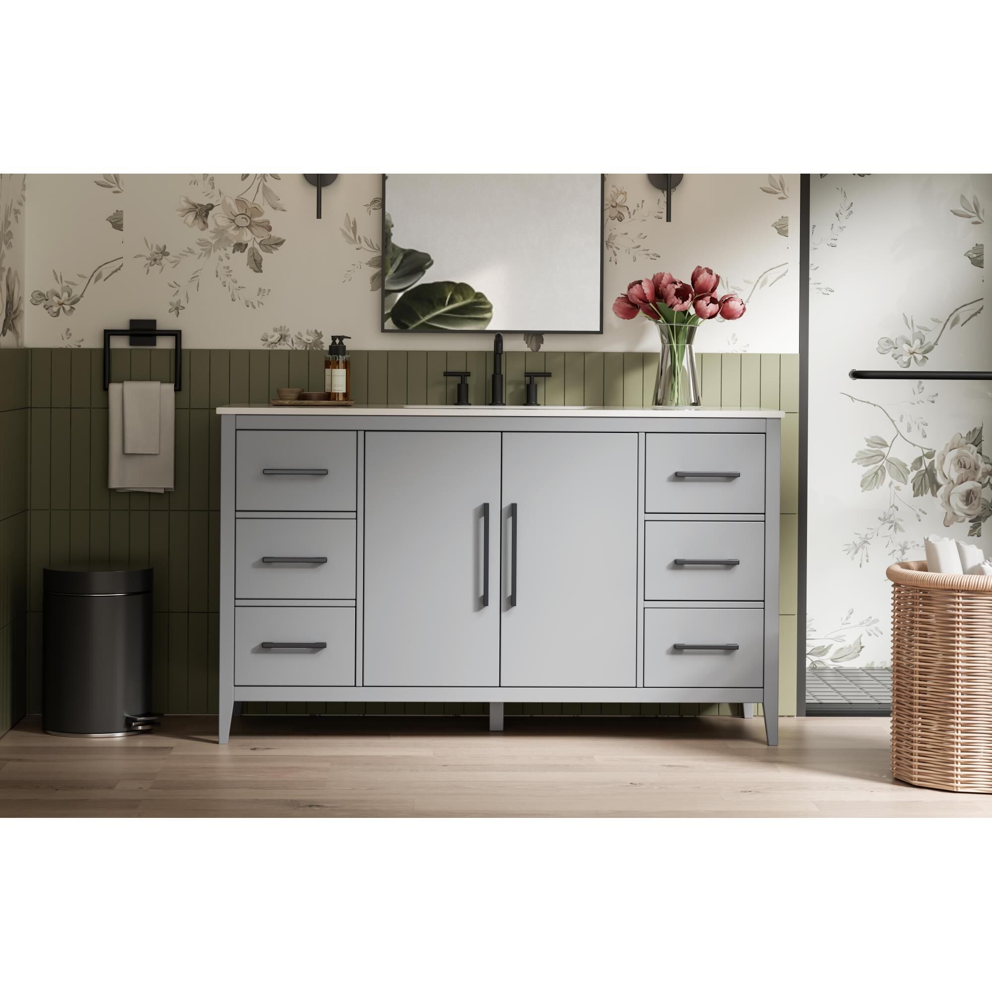 Millie 60 Inch Bath Vanity by Elegant Dcor