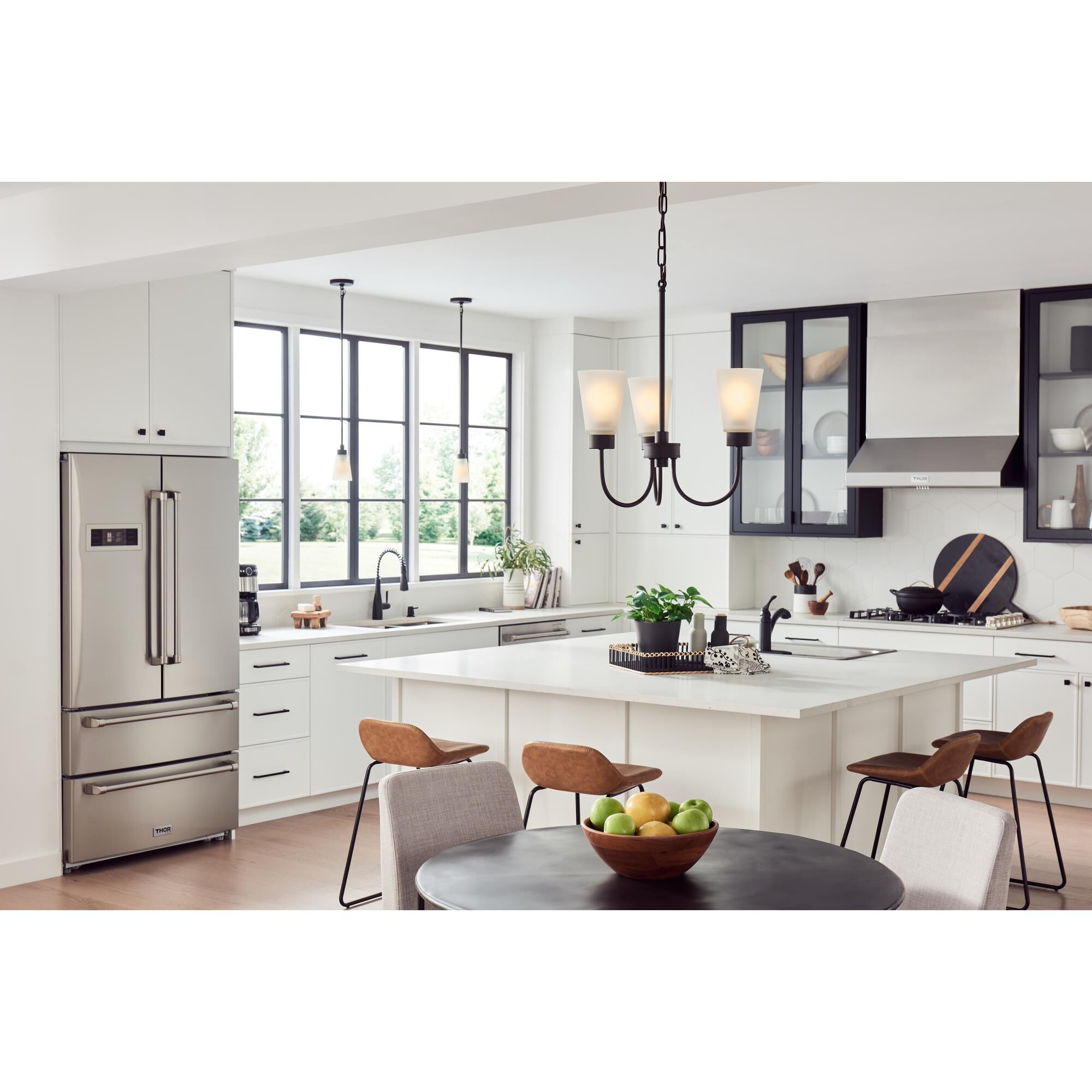 Erma 18 Inch 3 Light Mini Chandelier by Kichler Lighting