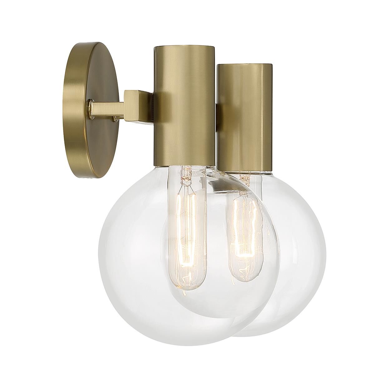 Wright 15 Inch 2 Light Bath Vanity Light by Savoy House