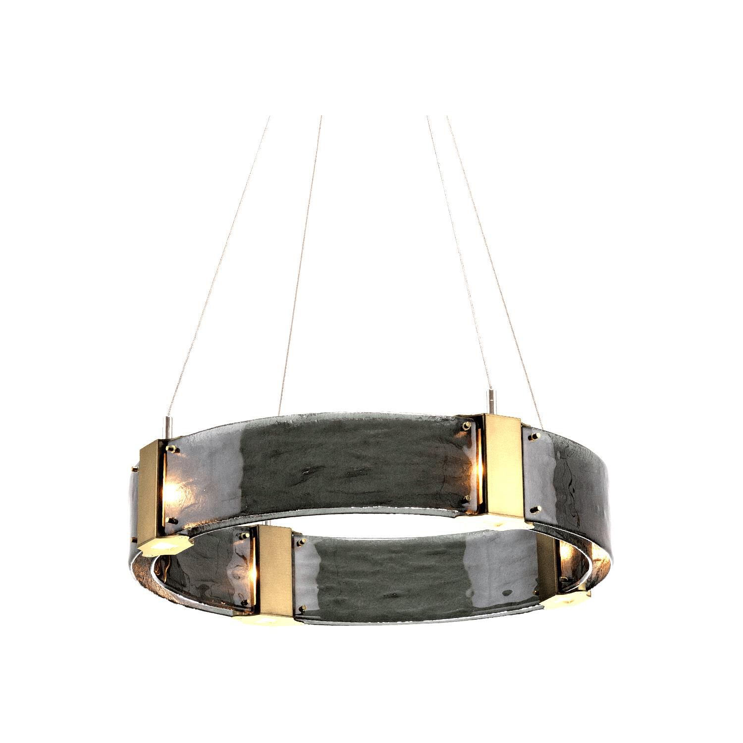 Parallel 23 Inch 12 Light LED Chandelier by Hammerton Studio