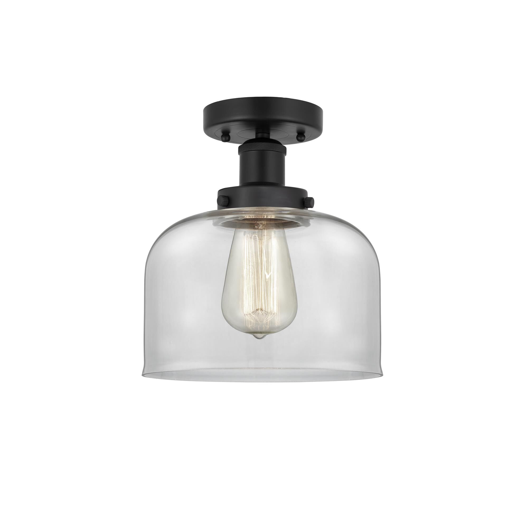 Shown in Matte Black, Clear finish and Clear glass and Clear Glass shade