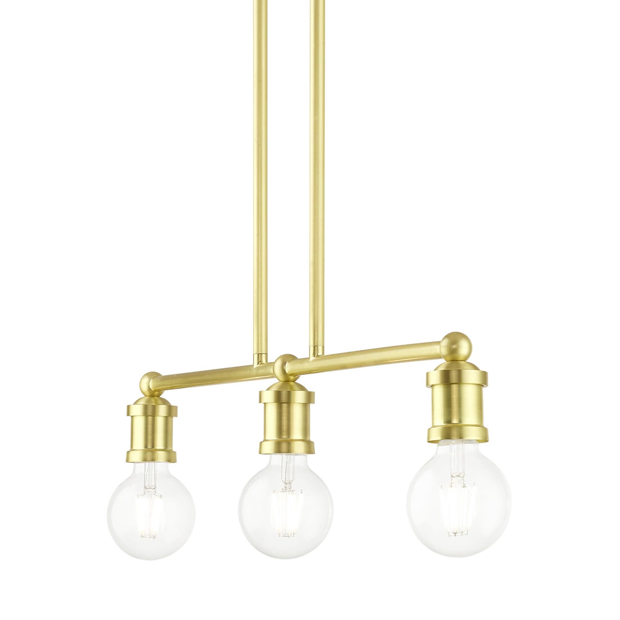 Lansdale 24 Inch 3 Light Linear Suspension Light by Livex Lighting