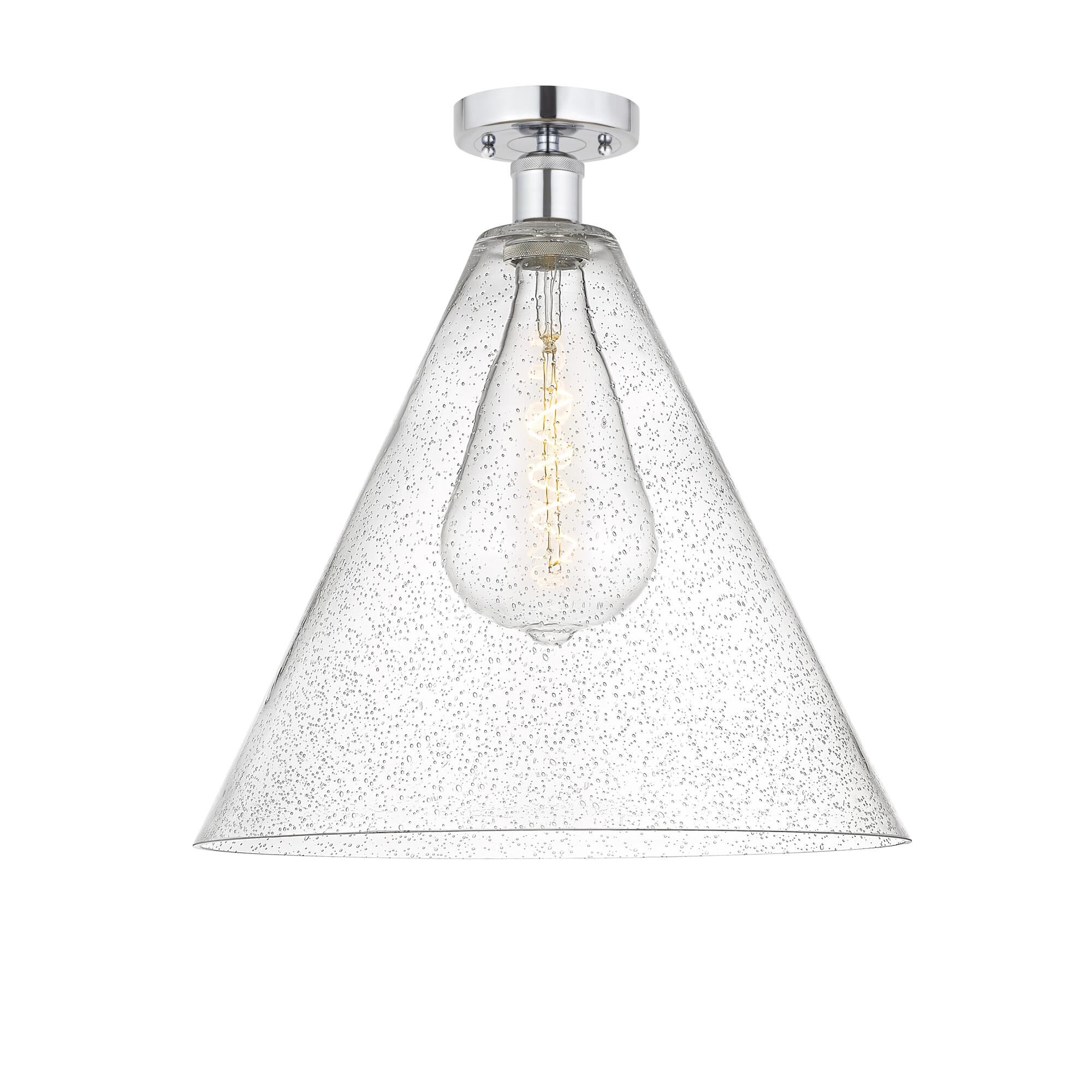 Bruno Marashlian Berkshire 16 Inch 1 Light Semi Flush Mount by Innovations Lighting