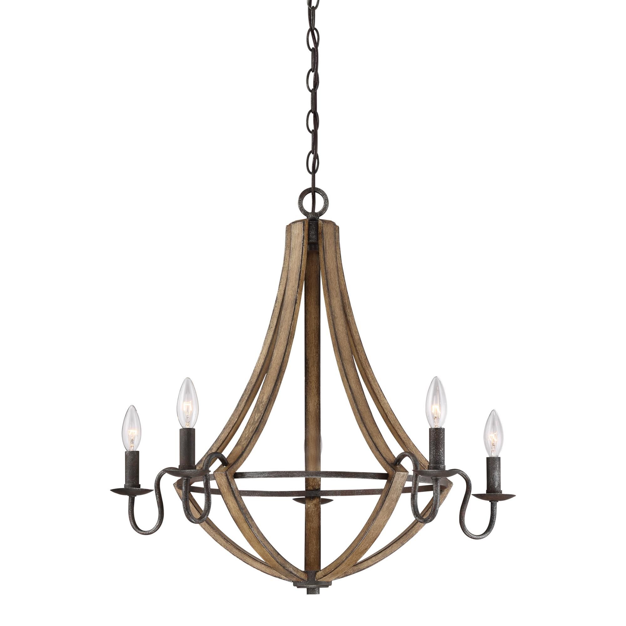 Shire 26 Inch 5 Light Chandelier by Quoizel