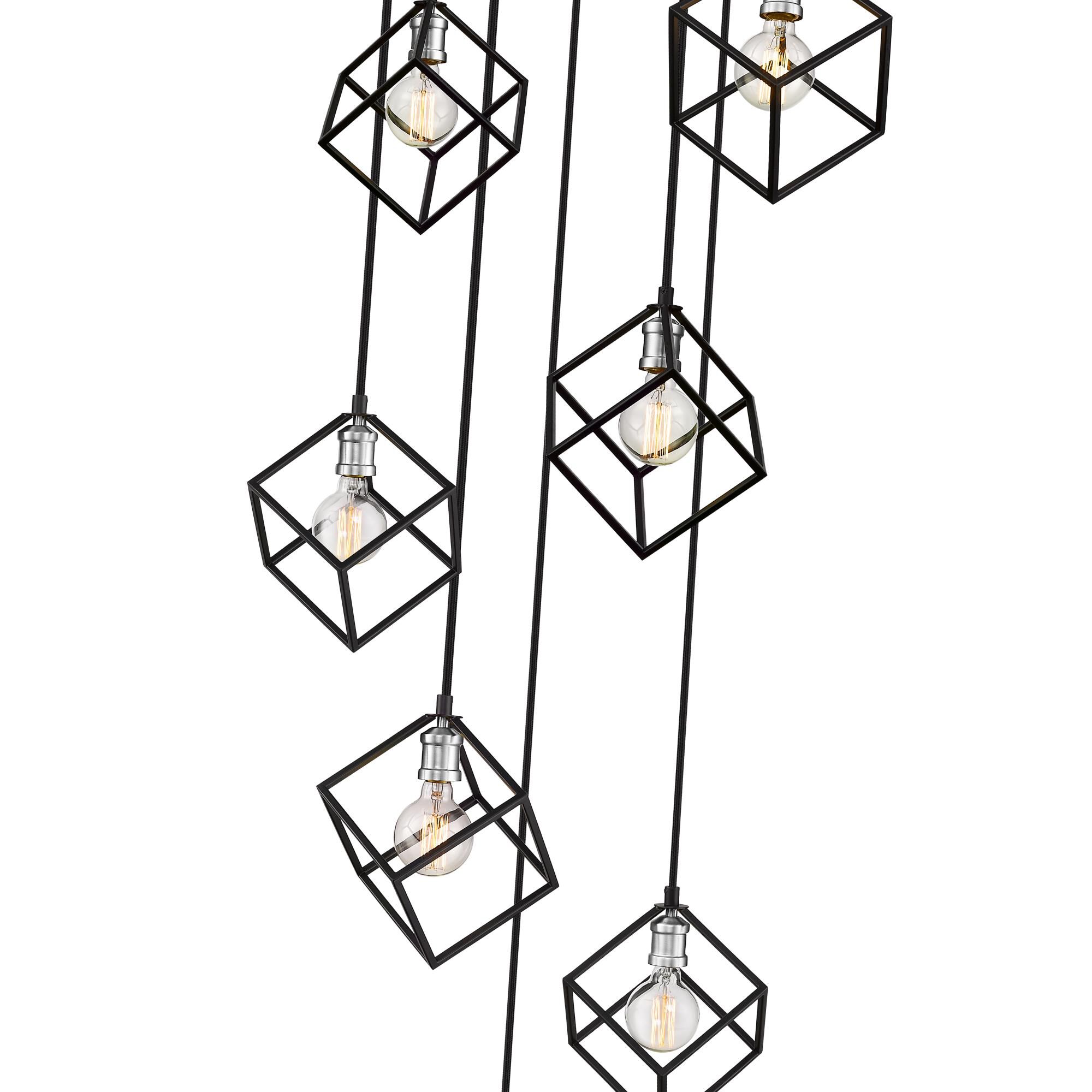 Vertical 23 Inch 7 Light Chandelier by Z-Lite