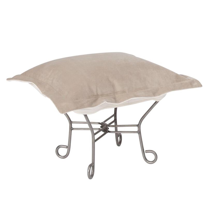 Scroll Puff Ottoman by Howard Elliott