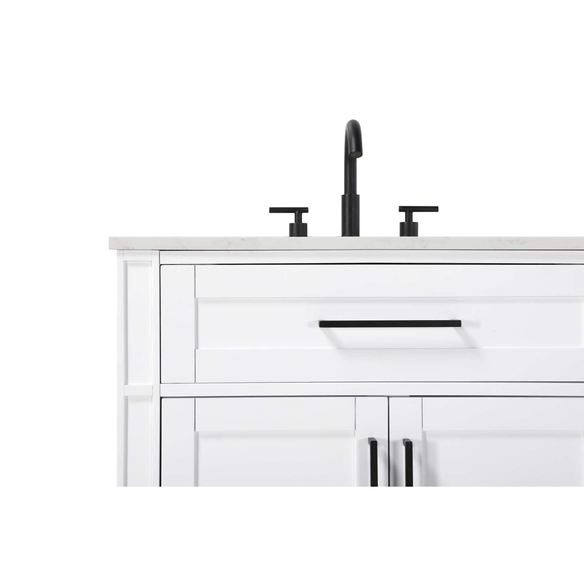 Shown in White finish