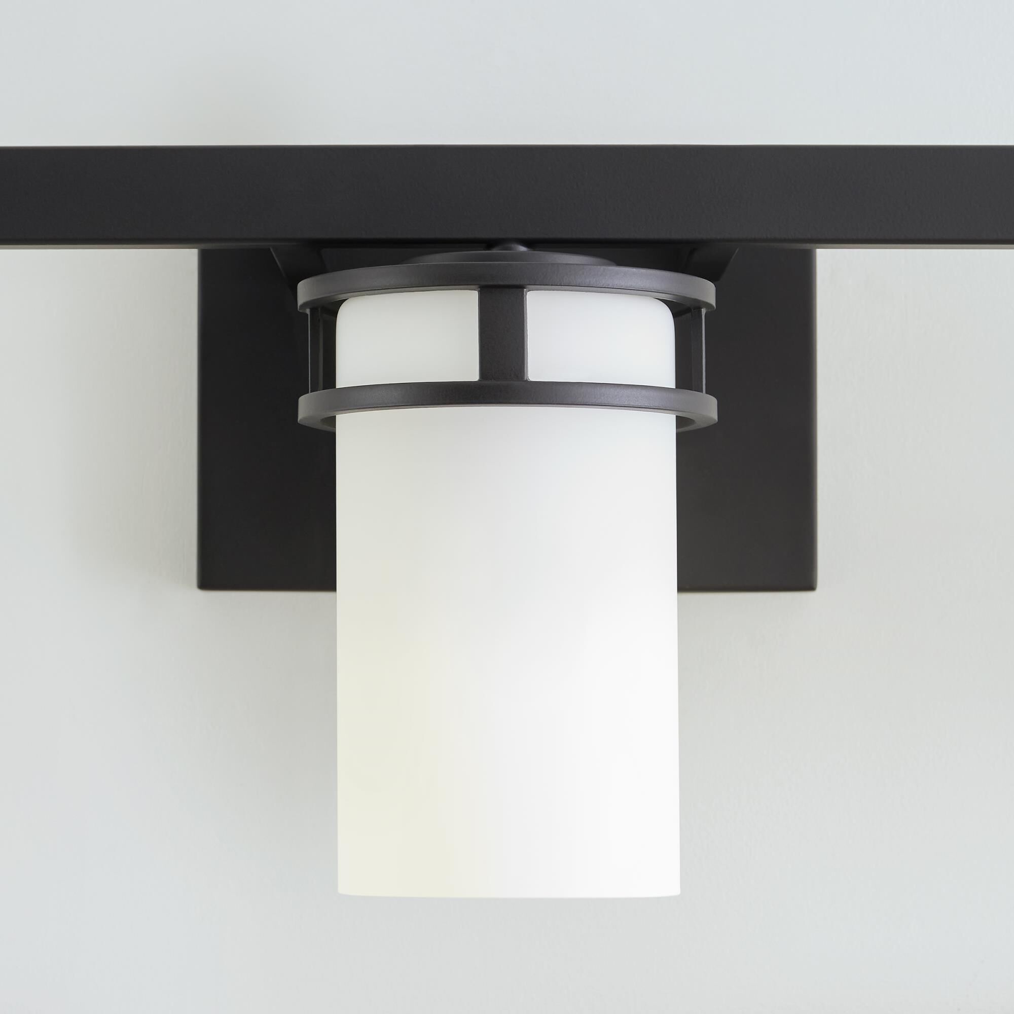 Shown in Midnight Black finish and Etched / White Inside glass