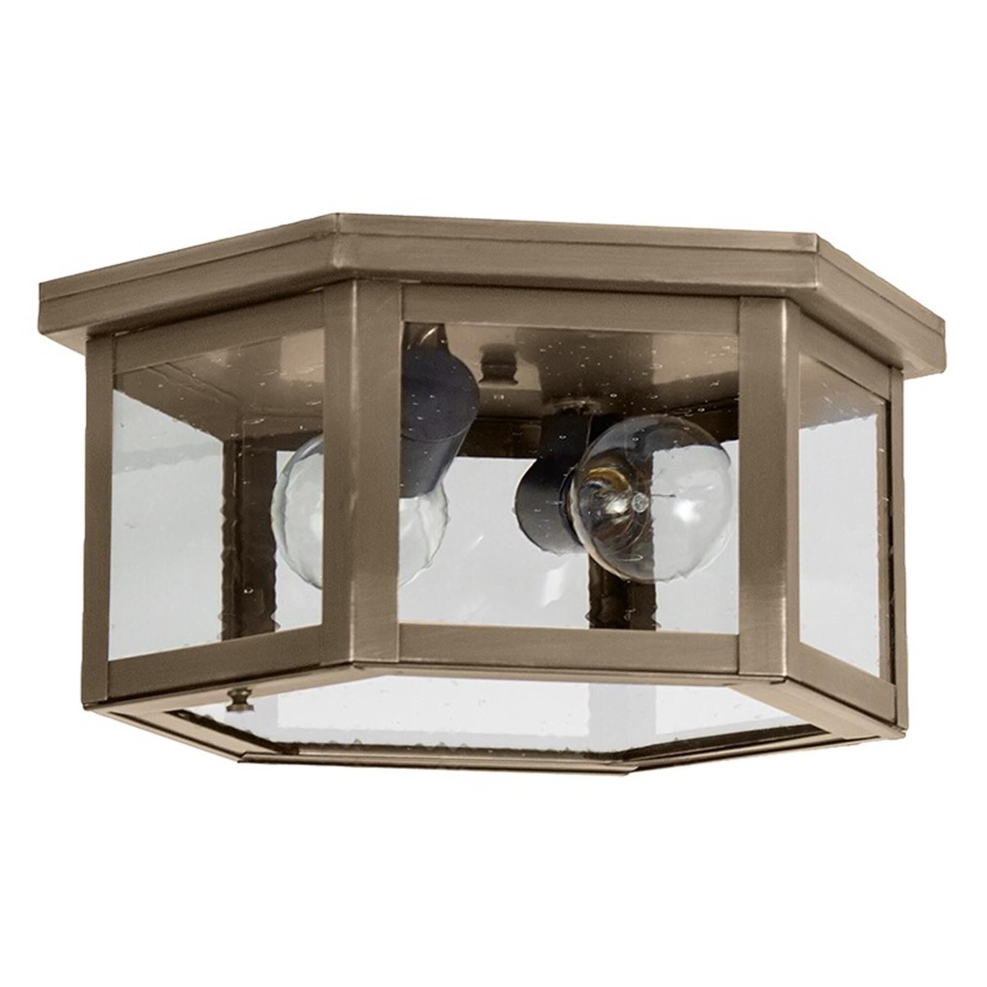 Williams 13 Inch 2 Light Outdoor Flush Mount,