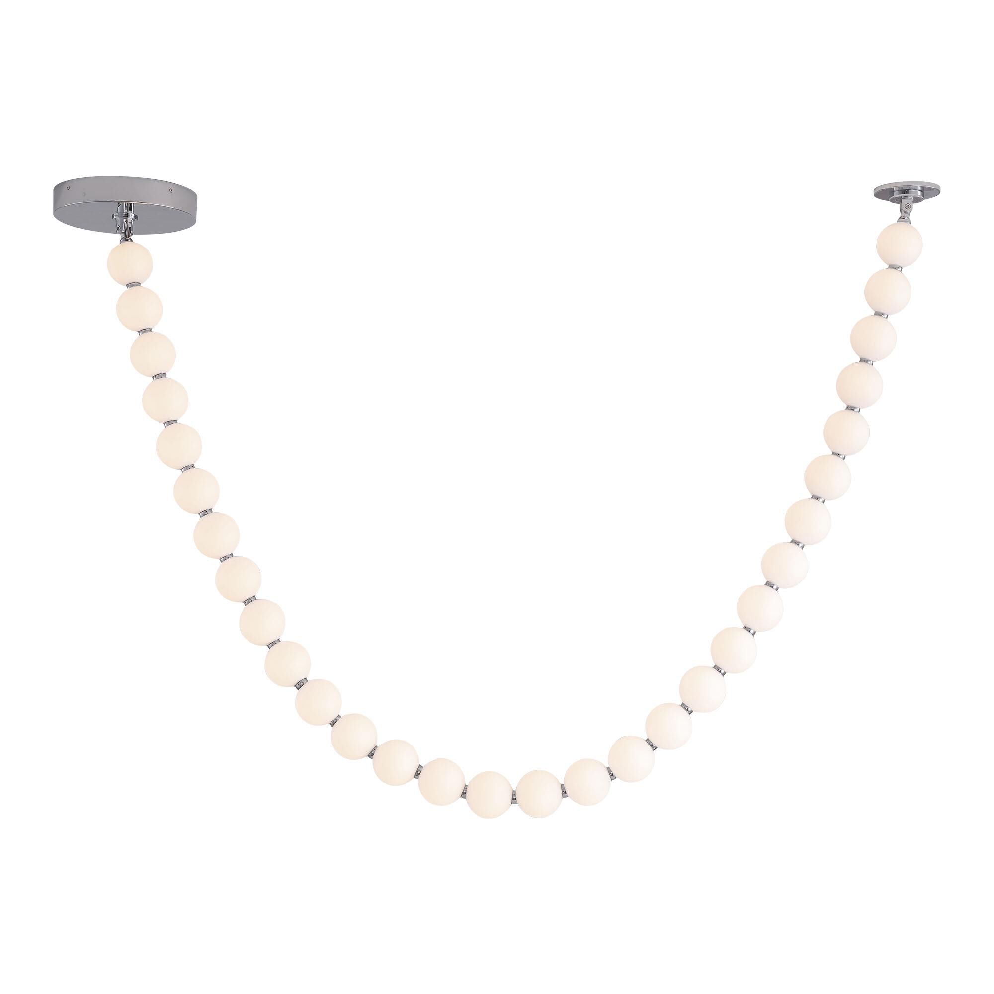 Ryan Pauly Akoya 104 Inch Linear Suspension Light by Alora Lighting