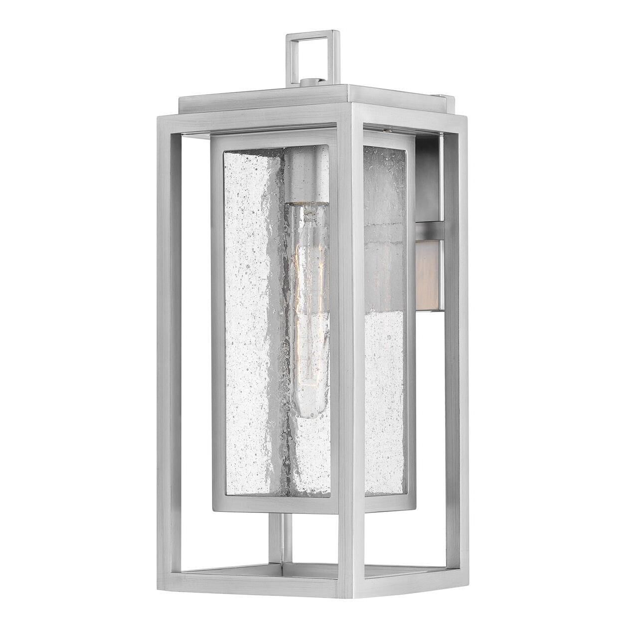 Shown in Satin Nickel finish and Clear Seedy glass and 120 Volt accent