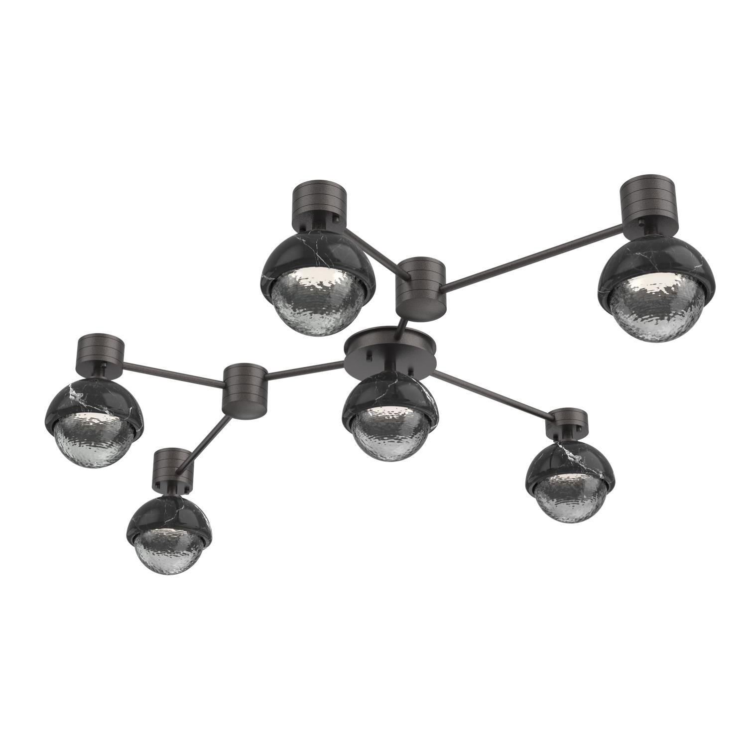 Shown in Graphite finish and Smoke glass and Black Marble accent