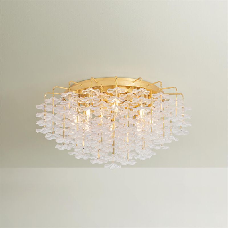 Alsace 24 Inch Semi Flush Mount by Corbett Lighting
